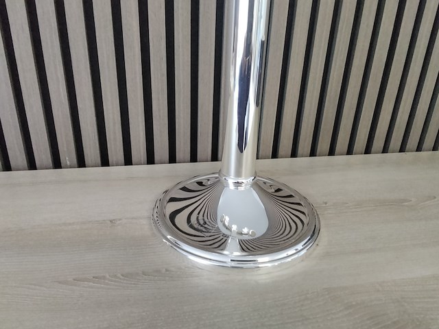 3 koppige verzilverde kandelaar, fink silber - afbeelding 3 van  4