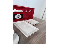 3 kratten servies, glaswerk en bestek - afbeelding 5 van  9