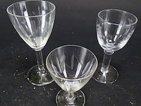 3 kristallen glazen - afbeelding 2 van  5