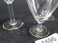 3 kristallen glazen - afbeelding 4 van  5