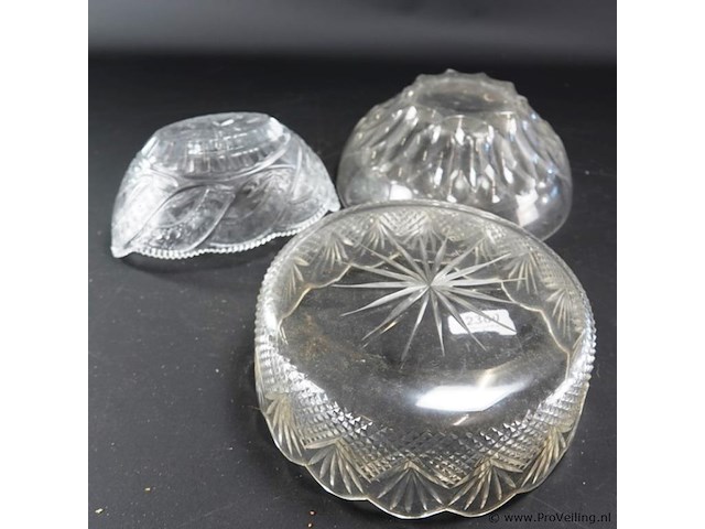 3 kristallen schalen - afbeelding 5 van  5