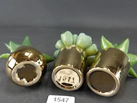 3 kunst cactussen in pot - afbeelding 5 van  5