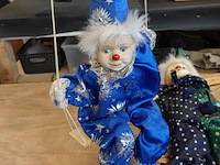 3 marionet clowns - afbeelding 2 van  5