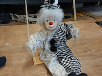 3 marionet clowns - afbeelding 4 van  5