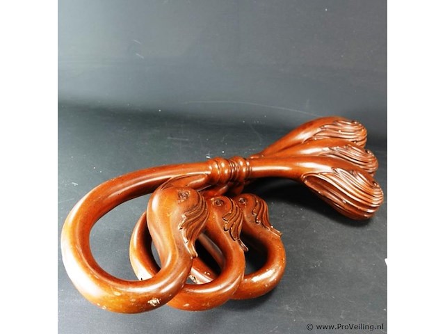 3 massief hardhouten tafelpoten - afbeelding 5 van  5