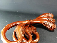 3 massief hardhouten tafelpoten - afbeelding 5 van  5