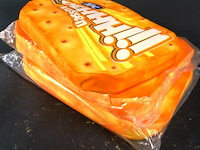 3 oranje zitkussens - afbeelding 3 van  3