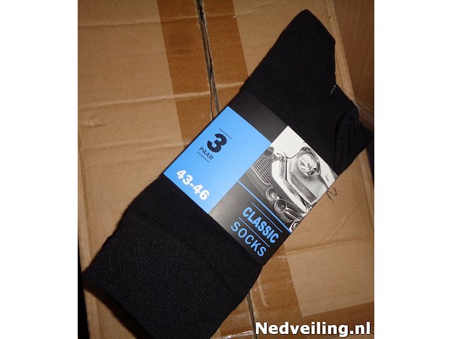 3 paar classic sock maat 43/46 - afbeelding 1 van  3
