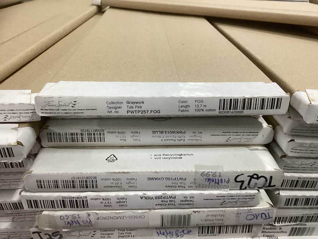 3 pallets met stoffen oprolplanken - afbeelding 5 van  5