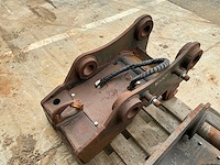 3 snelwissels voor graafmachines (1x s1 mechanisch, 2x s1 hydraulisch) - afbeelding 20 van  22