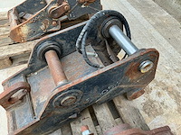 3 snelwissels voor graafmachines (1x s1 mechanisch, 2x s1 hydraulisch) - afbeelding 10 van  22
