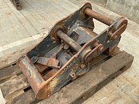 3 snelwissels voor graafmachines (1x s1 mechanisch, 2x s1 hydraulisch) - afbeelding 16 van  22