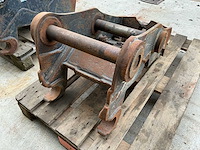 3 snelwissels voor graafmachines (1x s1 mechanisch, 2x s1 hydraulisch) - afbeelding 21 van  22