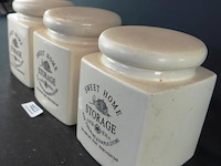 3 sweet home keramische voorraadpotten - afbeelding 3 van  5