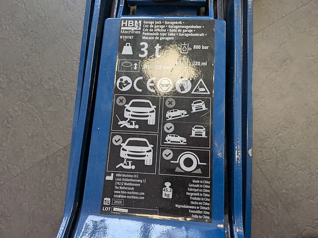 3-tons garagekrik hbm, h134167 - afbeelding 5 van  8