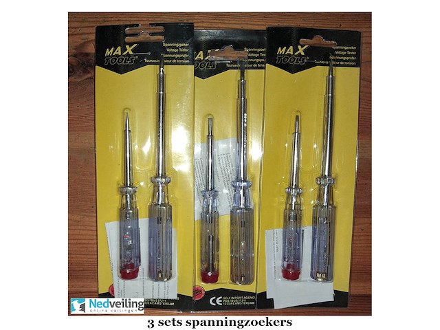 3 verpakkingen met 2 spanningzoekers (doos-q) - afbeelding 3 van  3