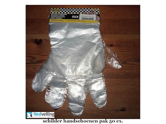 3 verpakkingen schilderhandschoen - afbeelding 1 van  3