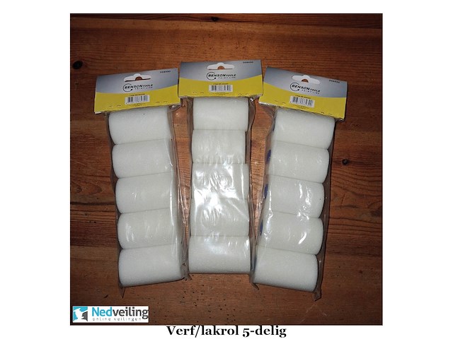 3 verpakkingen sclder/lak rolletjes klein 55mm (doos r) - afbeelding 3 van  3