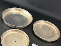 3 verzilverde etagiere etages - afbeelding 3 van  5