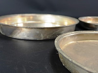 3 verzilverde etagiere etages - afbeelding 4 van  5