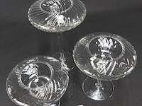 3 vintage kristallen kaarsenhouders - afbeelding 3 van  5