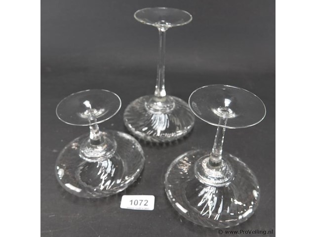 3 vintage kristallen kaarsenhouders - afbeelding 5 van  5