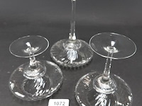 3 vintage kristallen kaarsenhouders - afbeelding 5 van  5