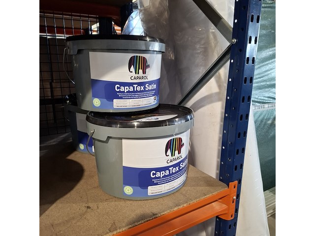 3 x 10 liter latex, caparol, ral 9010 - afbeelding 1 van  6