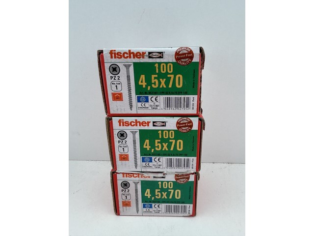 3 x 100 fischer schroeven - afbeelding 3 van  5