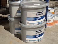 3 x 12,5 liter en 1 x 10 liter latex, sikkens, alphadur, wit - afbeelding 1 van  3
