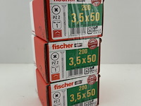 3 x 200 fischer schroeven - afbeelding 2 van  5