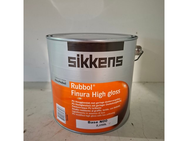 3 x 2,5 liter hoogglanslak, sikkens, finura high gloss, monumentengroen/n0.15.10 - afbeelding 2 van  4