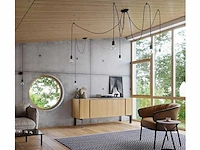 3 x arana e27 hanglamp zwart - afbeelding 3 van  6