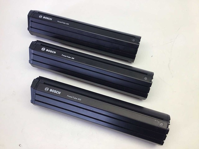 3 x bosch powertube 400 verticaal fietsaccu - afbeelding 1 van  3