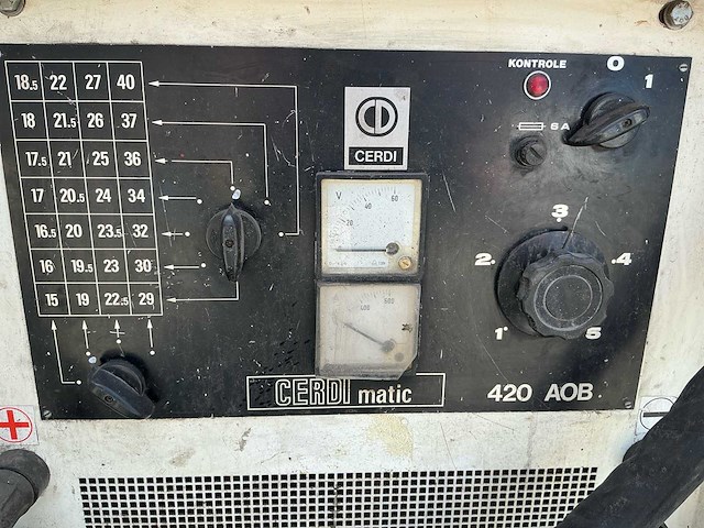 3 x cerdi belfius elektrode lasapparaat - afbeelding 10 van  22