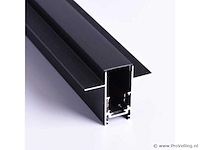 3 x inbouw magnetische rail – 20mm – 48v – 3 meter – zwart - afbeelding 2 van  5