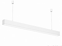 3 x led lineaire hanglamp 40w – 3cct instelbaar - wit – innova3-40 3cct - afbeelding 2 van  5