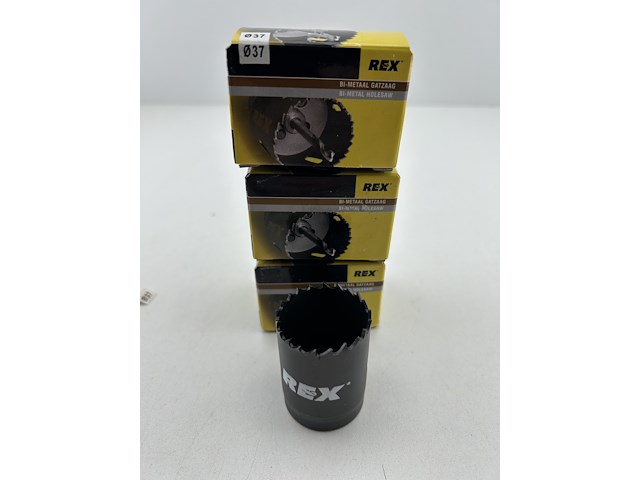 3 x rex gatzaag 37mm 8 % cobalt - afbeelding 3 van  3