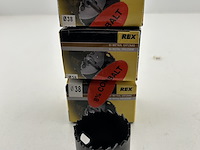 3 x rex gatzaag 38mm 8 % cobalt - afbeelding 1 van  3