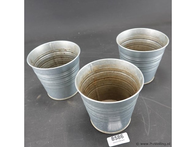 3 zinken bloempotten - afbeelding 3 van  5
