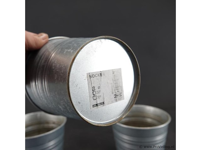 3 zinken bloempotten - afbeelding 4 van  5