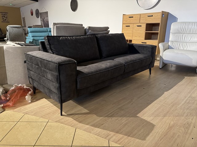 3-zits bank, antraciet - afbeelding 1 van  5