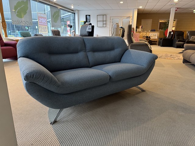 3-zits bank, blauw - afbeelding 1 van  5