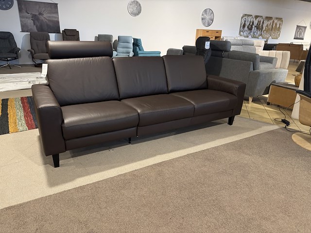 3-zits bank, bruin - afbeelding 1 van  5