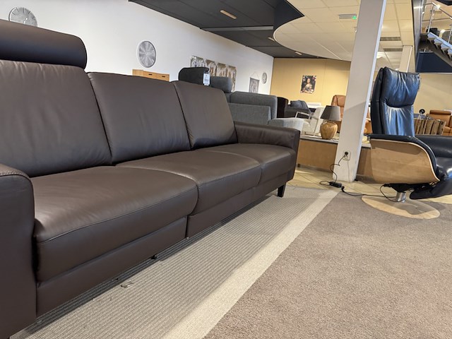 3-zits bank, bruin - afbeelding 5 van  5