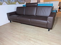 3-zits bank, bruin/taupe