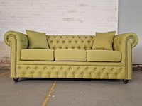 3-zits bank chesterfield, bahama, groen - afbeelding 1 van  10