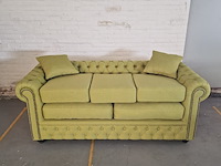 3-zits bank chesterfield, bahama, groen - afbeelding 8 van  10