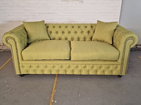 3-zits bank chesterfield, bahama, groen - afbeelding 9 van  10