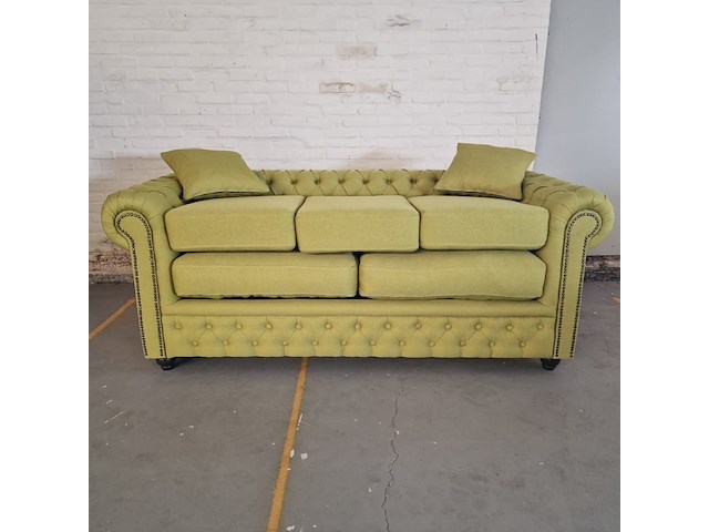 3-zits bank chesterfield, bahama, groen - afbeelding 10 van  10